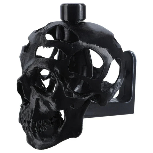 3D Printed Skull Helmet Display Stand – Bold Bracket for Motorcycle Helmets & Collectibles