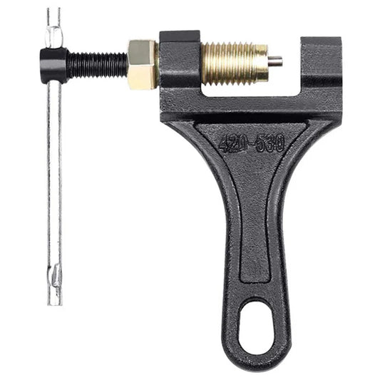 Universal Chain Breaker & Link Splitter Tool – Carbon Steel Pin Remover for 420–530 Chains