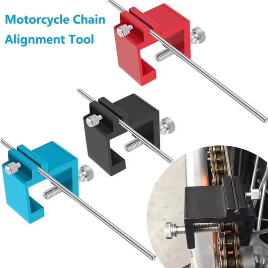 Universal Motorcycle Chain Sprocket Alignment Tool – For Motorbikes & ATVs