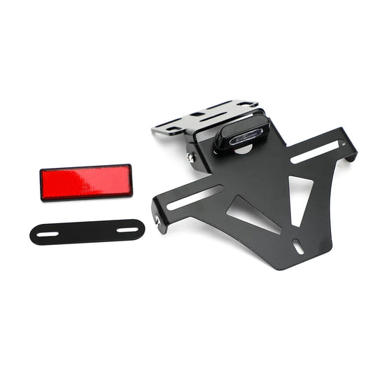 Artudatech Universal Motorcycle License Plate Holder – Adjustable Angle Frame Bracket for Motorbikes