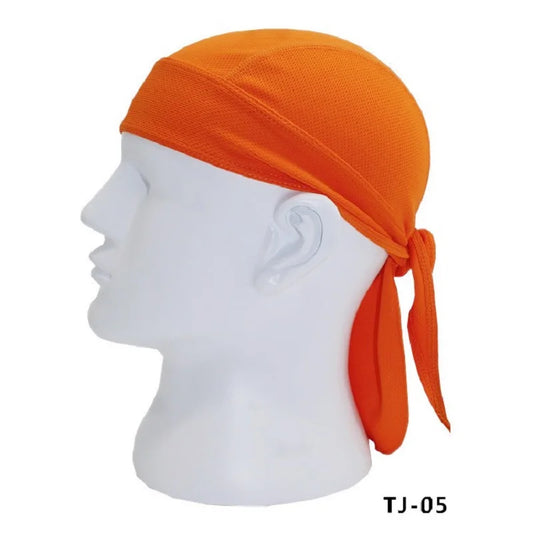 New Fashion Quick-Dry Cycling Durag Head Scarf – Summer Bandana Hat for Men