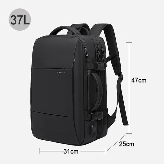 BANGE Expandable Waterproof Laptop Backpack – 17.3" Travel &amp; Hiking Bag for Men