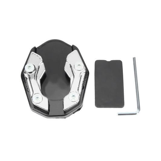 Motorcycle Kickstand Extension Pad – Side Stand Enlarger Plate for Honda Yamaha NVX155, XMAX 250/300, NMAX 155